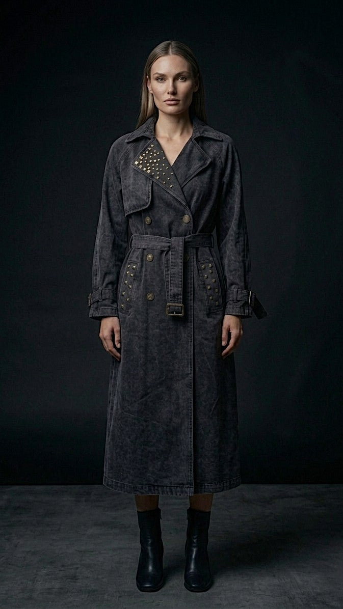 DENIM TRENCH - ALTEREGO