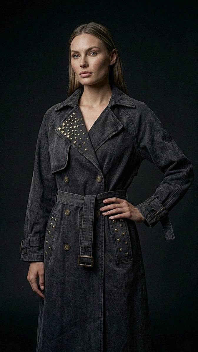 DENIM TRENCH - ALTEREGO