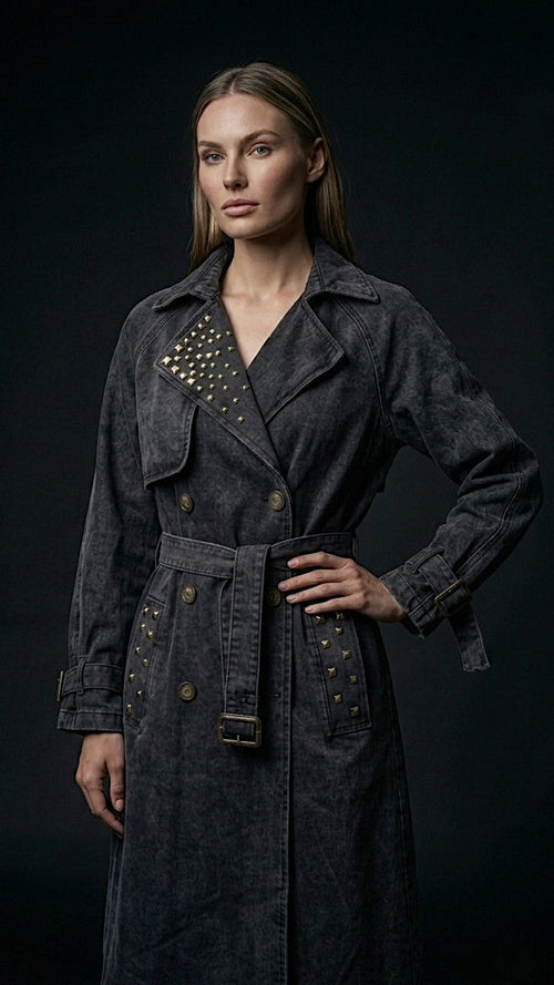 DENIM TRENCH - ALTEREGO