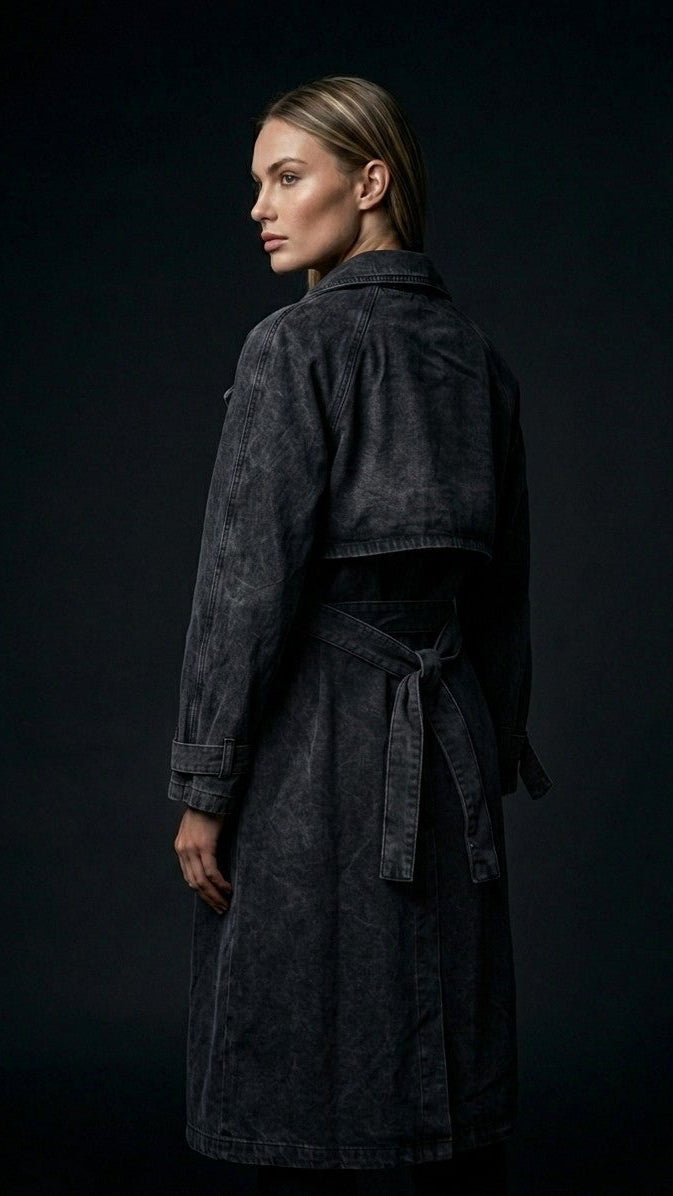 DENIM TRENCH - ALTEREGO