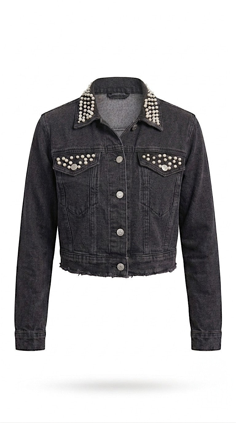 PEARL DENIM JACKET - ALTEREGO