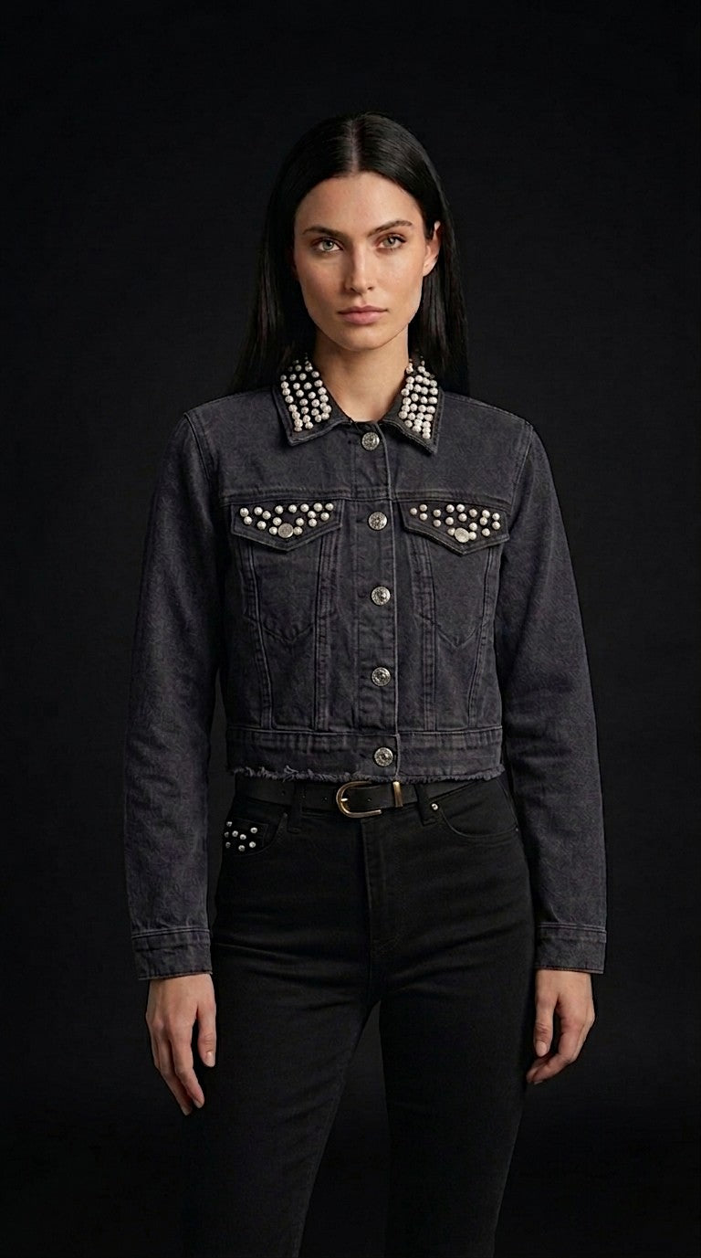 PEARL DENIM JACKET - ALTEREGO