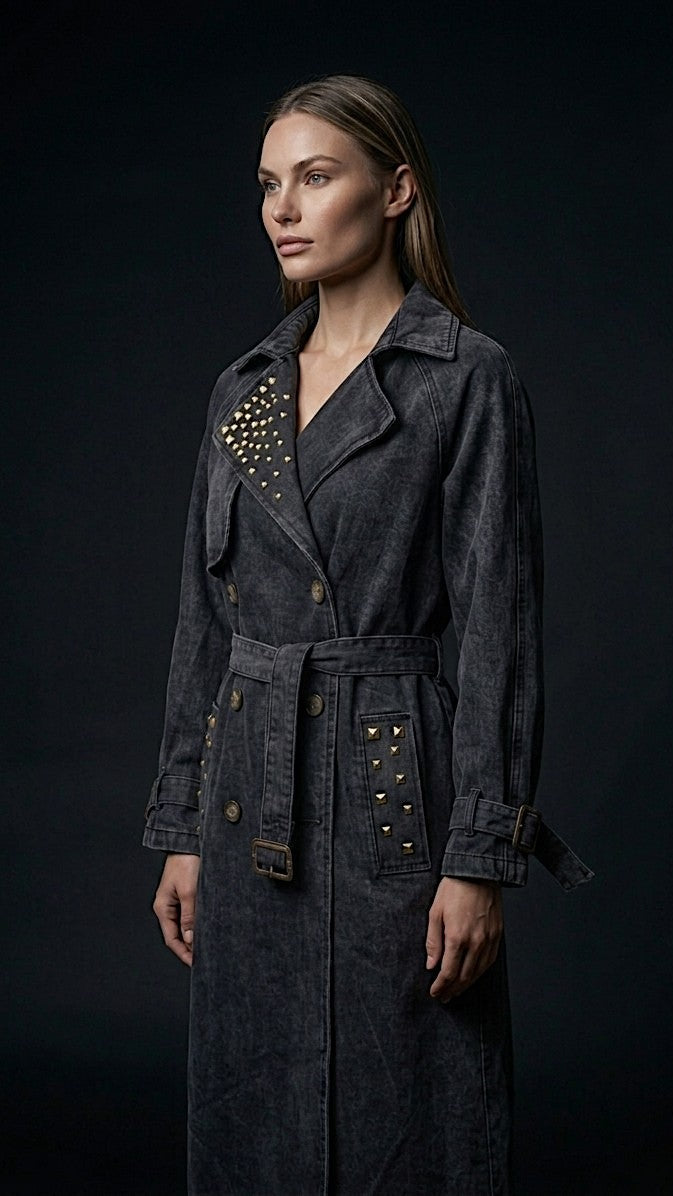 DENIM TRENCH - ALTEREGO